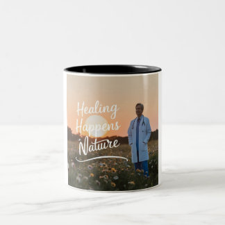Nature's Embrace: Medical-Inspired Mug