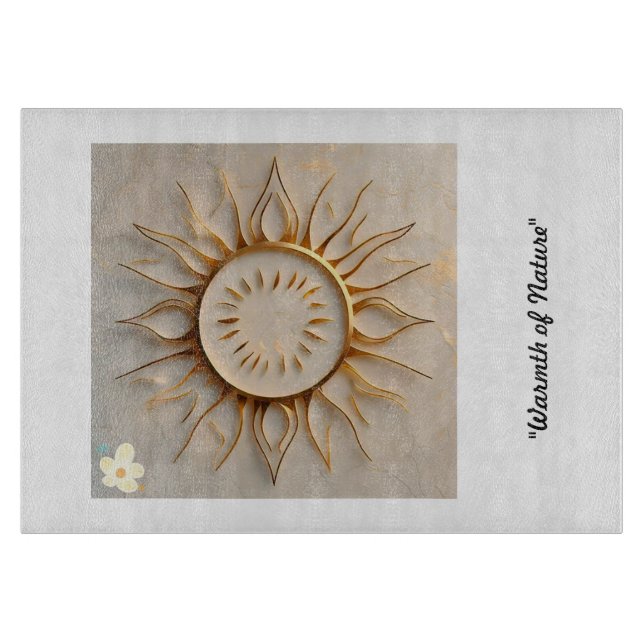 "Nature's Essence" Cutting Board (Front)