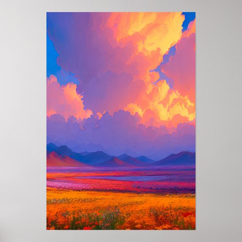 Natures Evening Palette Poster