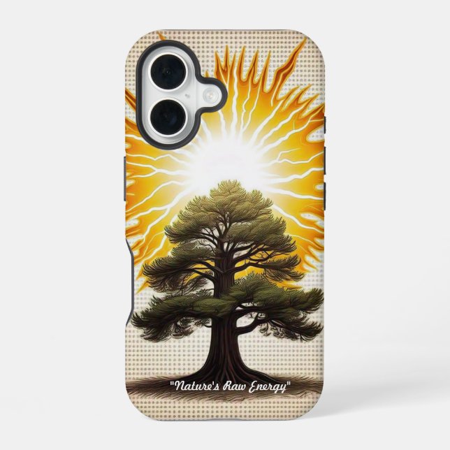 "Nature's Fury" Iphone Case (Back)