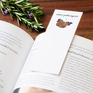 Nature's garden inspector bookmarks