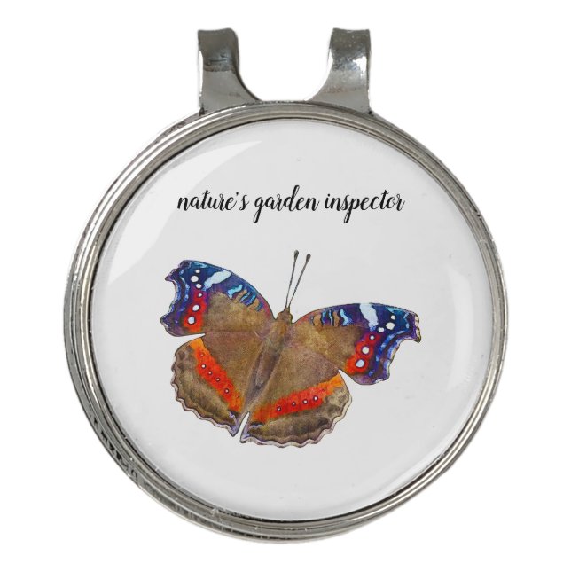 Nature's garden inspector golf hat clip (Front)