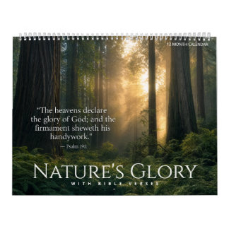 Nature's Glory Calendar - With Bible Verses