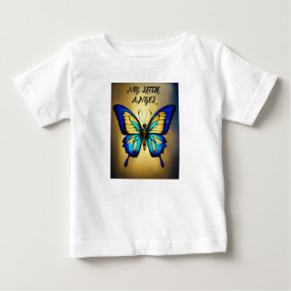 Nature's Grace: Lifelike Butterflies Baby T-Shirt