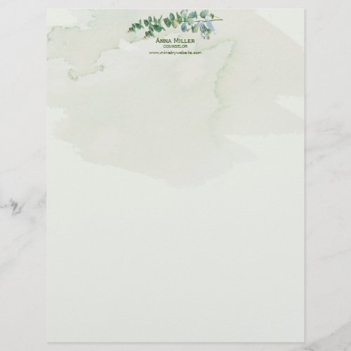 Natures Green Counseling Letterhead