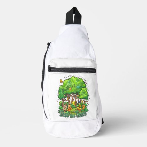 Natures Guardian T_Shirt Sling Bag