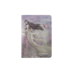 Nature's Guide Fantasy Girl Personalized Name Passport Holder