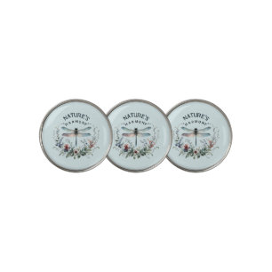 Nature's Harmony - Artistic Dragonfly Golf Ball Marker