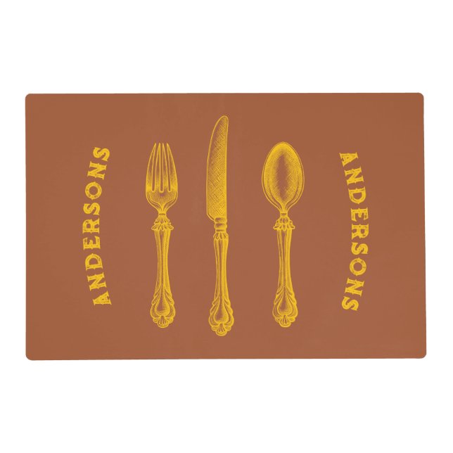 Nature's Harmony Laminated Table Placemat (Front)