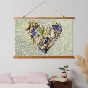 Nature's heart hanging tapestry