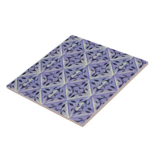 Nature's Hidden Geometry Abstract Geometric Ceramic Tile