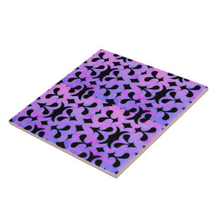 Nature's Hidden Geometry Abstract Geometric Ceramic Tile