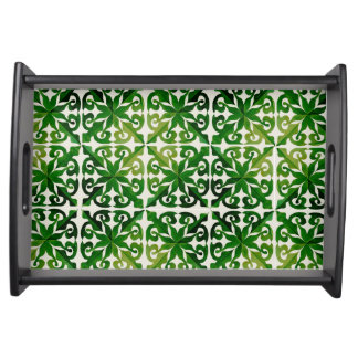 Nature's Hidden Geometry Abstract Geometric Servin Serving Tray
