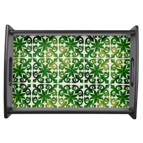 Nature's Hidden Geometry Abstract Geometric Servin Serving Tray
