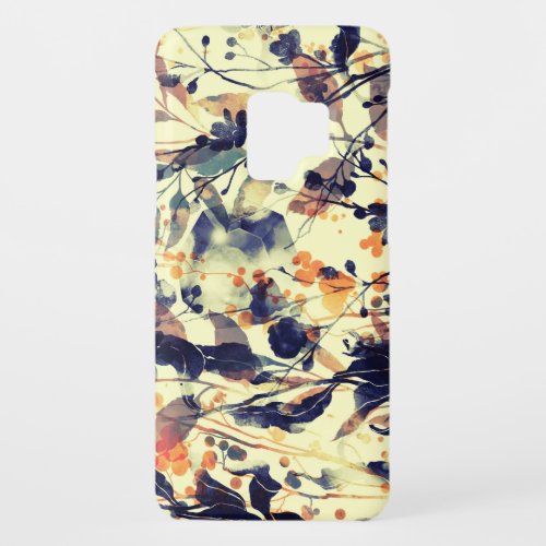 Natures Imprints Floral Leaves Seamless Case_Mate Samsung Galaxy S9 Case