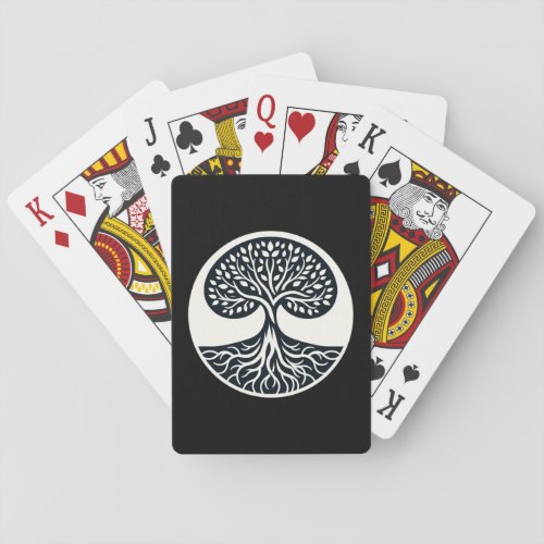 Natures Interconnectedness _ Tree Vector Art Poker Cards