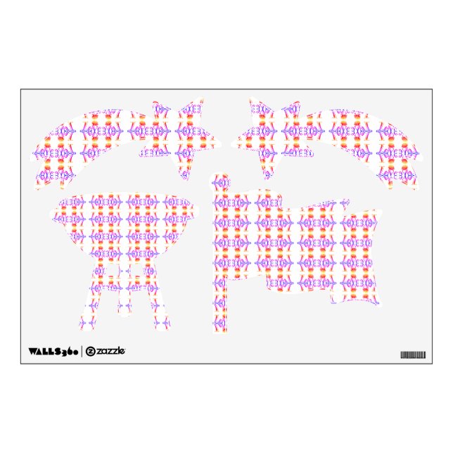 Nature's Love: Typography with a Blooming Rose Wall Decal (Front)