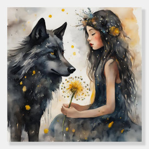 Nature's Magic: Secrets of the Black Wolf Foam Board