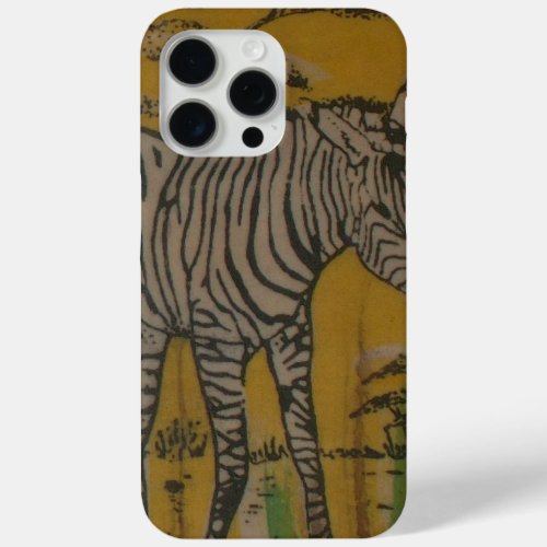 Natures Majesty Kenya African Safari Zebra Print iPhone 15 Pro Max Case