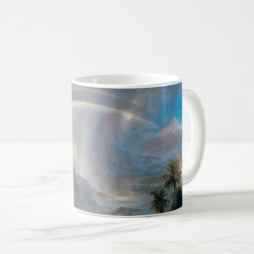 Natures Majesty Rainbow Over a Tropical Paradise Coffee Mug