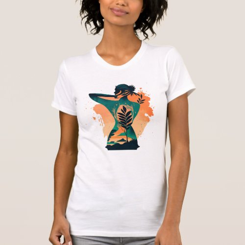 Natures Muse Embracing the Wild Within T_Shirt