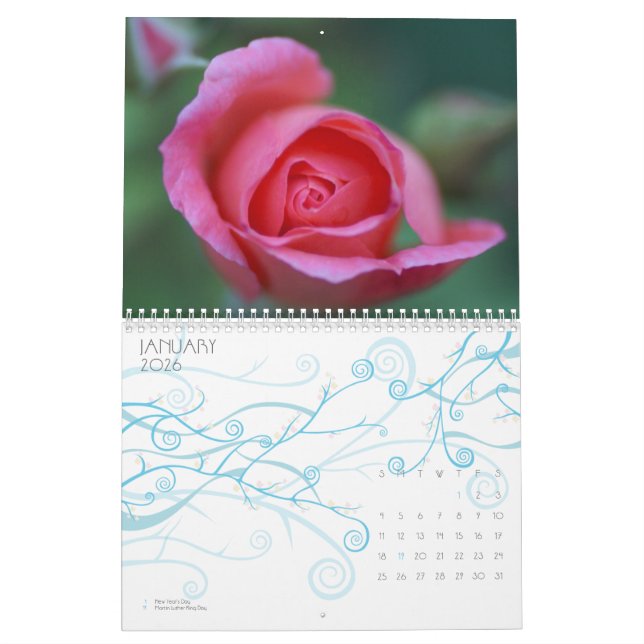 Nature's Palette Calendar (Jan 2026)