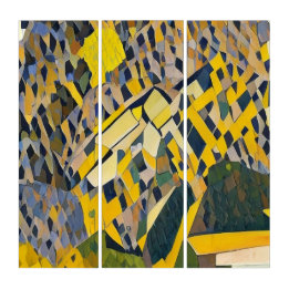 Nature's Palette, No.0011 Triptych