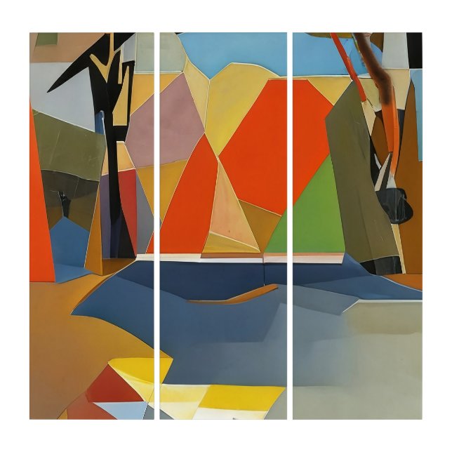 Nature's Palette, No.001 Triptych (Front)