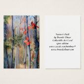 Natures Path Cardinal Art Card (Front & Back)