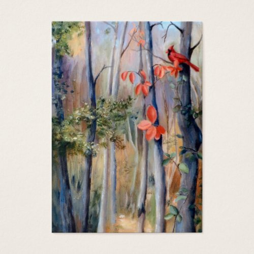 Natures Path Cardinal Art Card Business Card Template