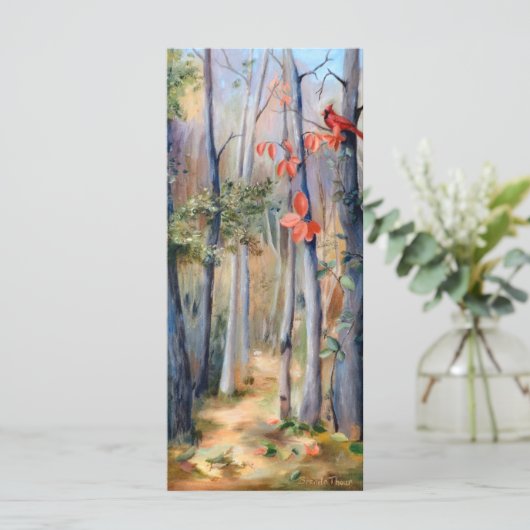 Natures Path Cardinal Bookmark (Standing Front)