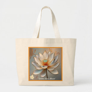 "Nature's Peaceful Oasis" Large Tote Bag