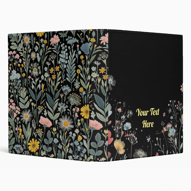 Nature's Portfolio: Customizable 3 Ring Binder (Background)