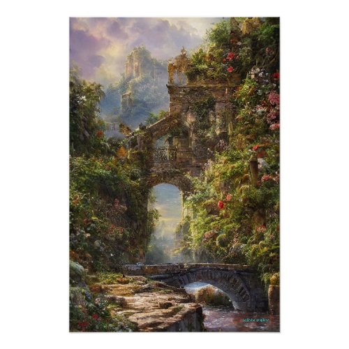 Natures Reclamation The Enchanted Past Poster Poster