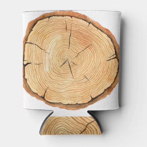 Natures Rings Tree Texture Triumph Can Cooler