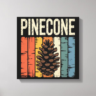 Natures Seed Pinecone Forest Core Canvas Print