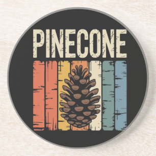 Natures Seed Pinecone Forest Core Coaster