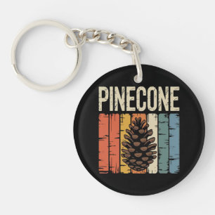 Natures Seed Pinecone Forest Core Keychain