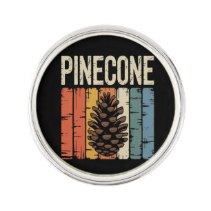 Natures Seed Pinecone Forest Core Lapel Pin