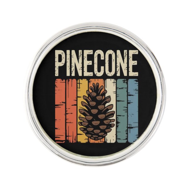Natures Seed Pinecone Forest Core Lapel Pin (Front)