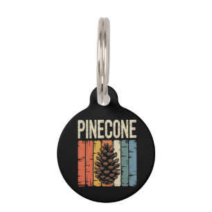 Natures Seed Pinecone Forest Core Pet ID Tag