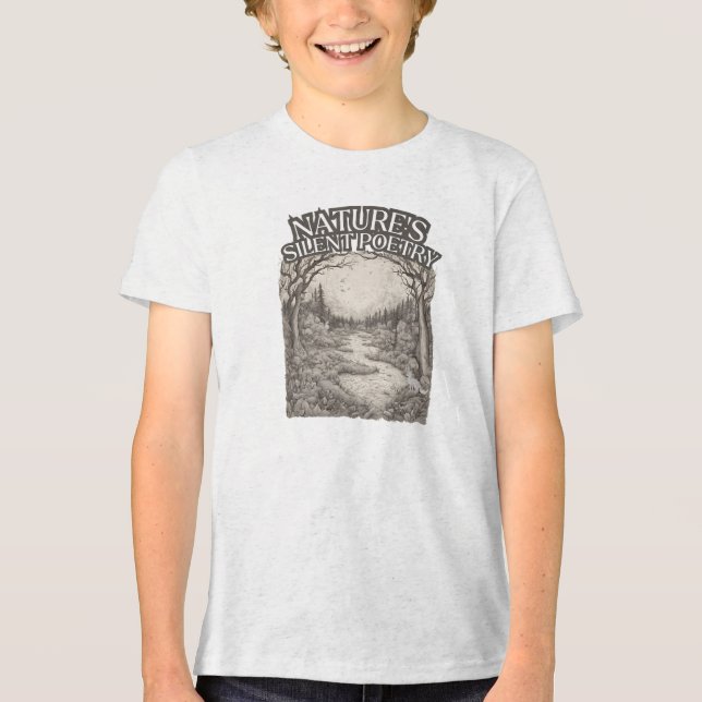 Nature's Silent Poetry Tri-Blend Shirt (Front)
