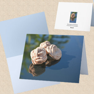 Nature's Stone Roses Photographic Blank Note Card