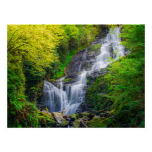 Nature's Symphony: The Cascades of Killarney Poster