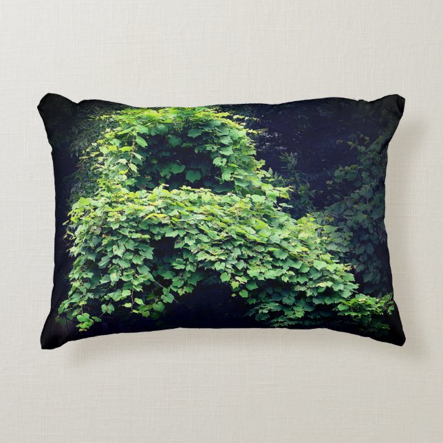 Nature's Throne Wild Leafy Vines   Accent Pillow (Front)