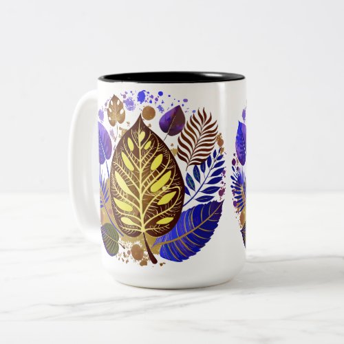 Natures Touch Eco Mug with Leaf Imprints