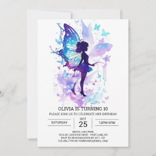 Nature's Touch Fairy Tale Birthday Magic Invitation