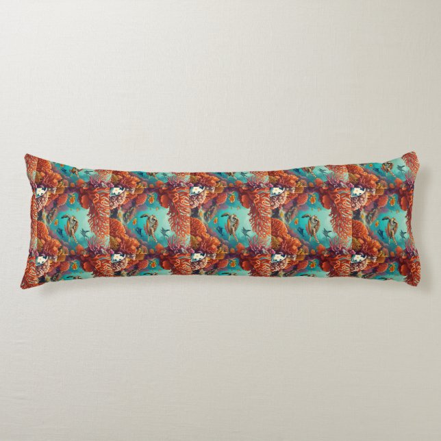 "Nature's Treasure" Body Pillow (Front)