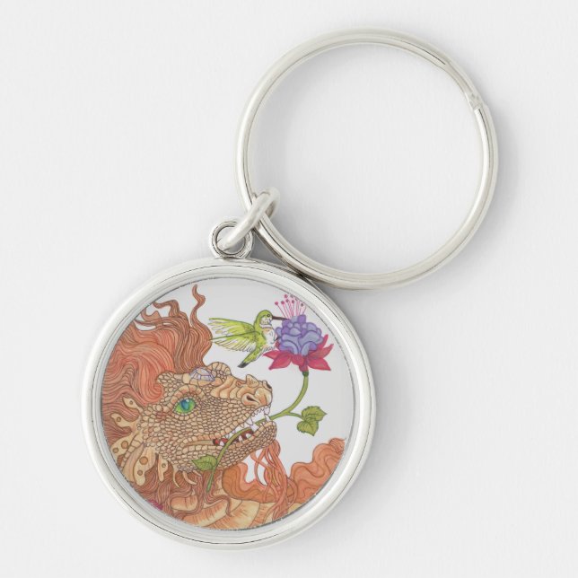 Nature's Treasures Dragon Keychain (Front)