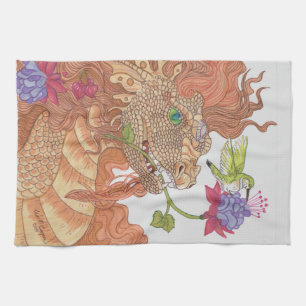 Nature's Treasures Dragon Kitchen Towel